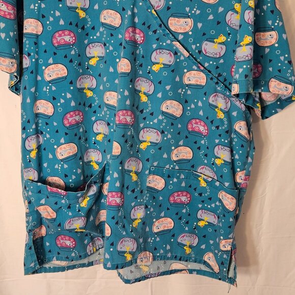 Women's The Scrub Co Scrub Top -- ITEM #1323 - Picture 2 of 3